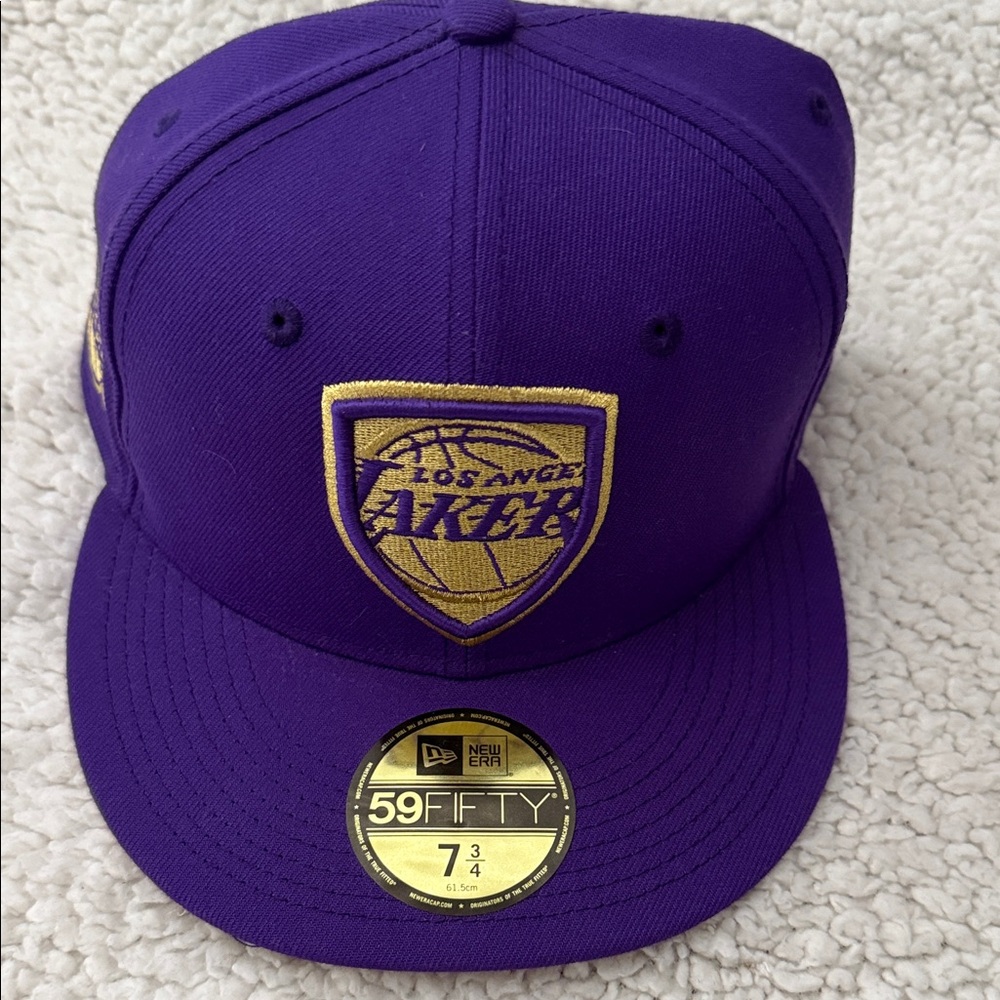 New Era Purple and Gold Los Angeles Lakers Fitted Hat